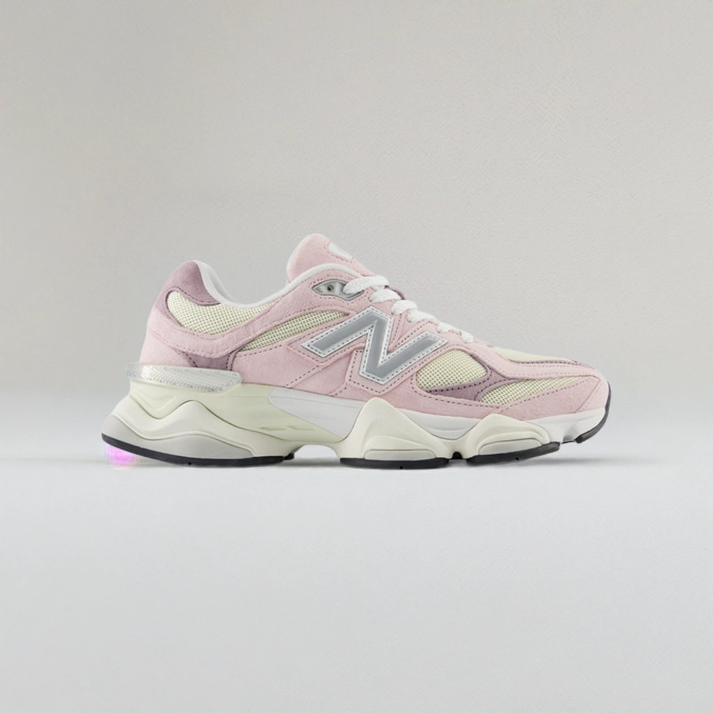 New Balance 9060Rose Sugar Ice Wine Breathable Grip Toe Protection