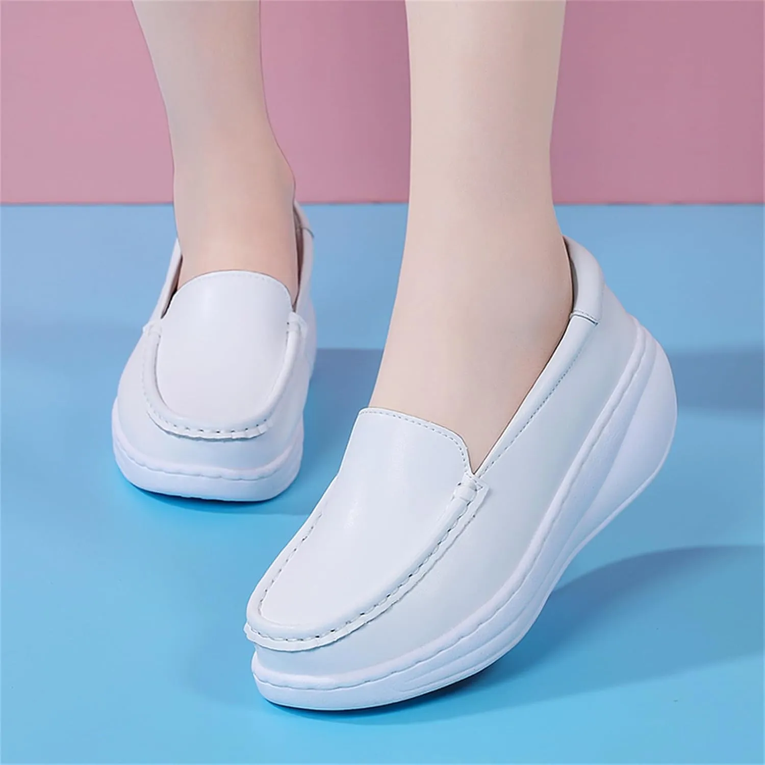 Touchmosees Air Cushion Nurse Sneakers Orthopedic Diabetic Walking Wedge Sneaker Platform Breathable Sneakers
