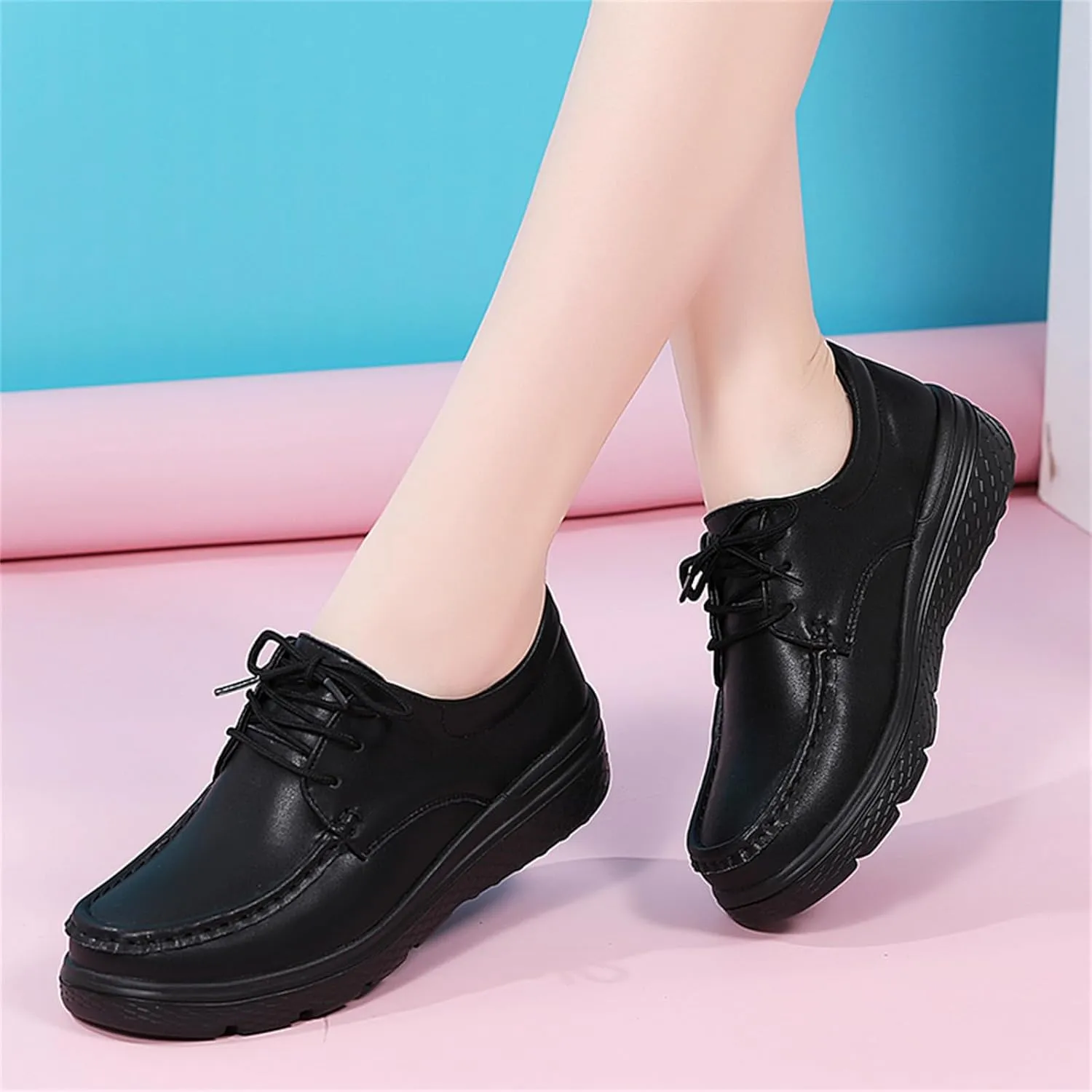 Touchmosees Air Cushion Nurse Sneakers Orthopedic Diabetic Walking Wedge Sneaker Platform Breathable Sneakers