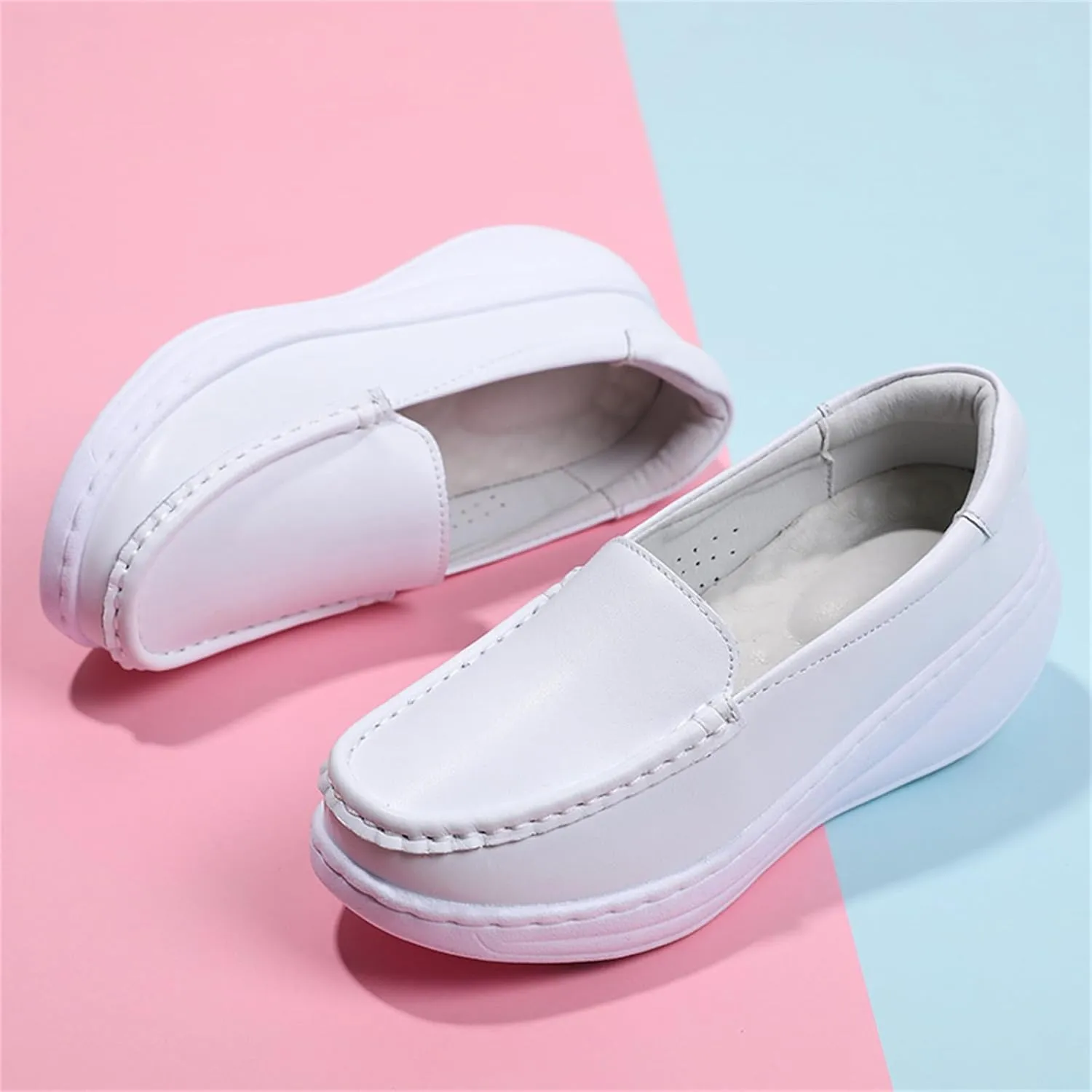 Touchmosees Air Cushion Nurse Sneakers Orthopedic Diabetic Walking Wedge Sneaker Platform Breathable Sneakers