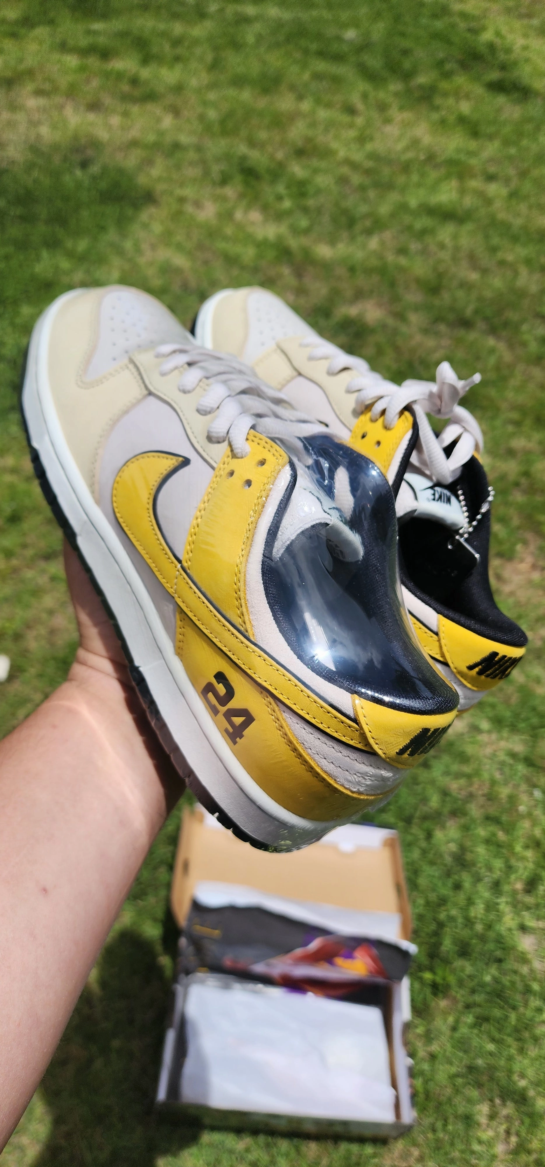 Nike Dunk low kobe custom cushioned fabric shoes