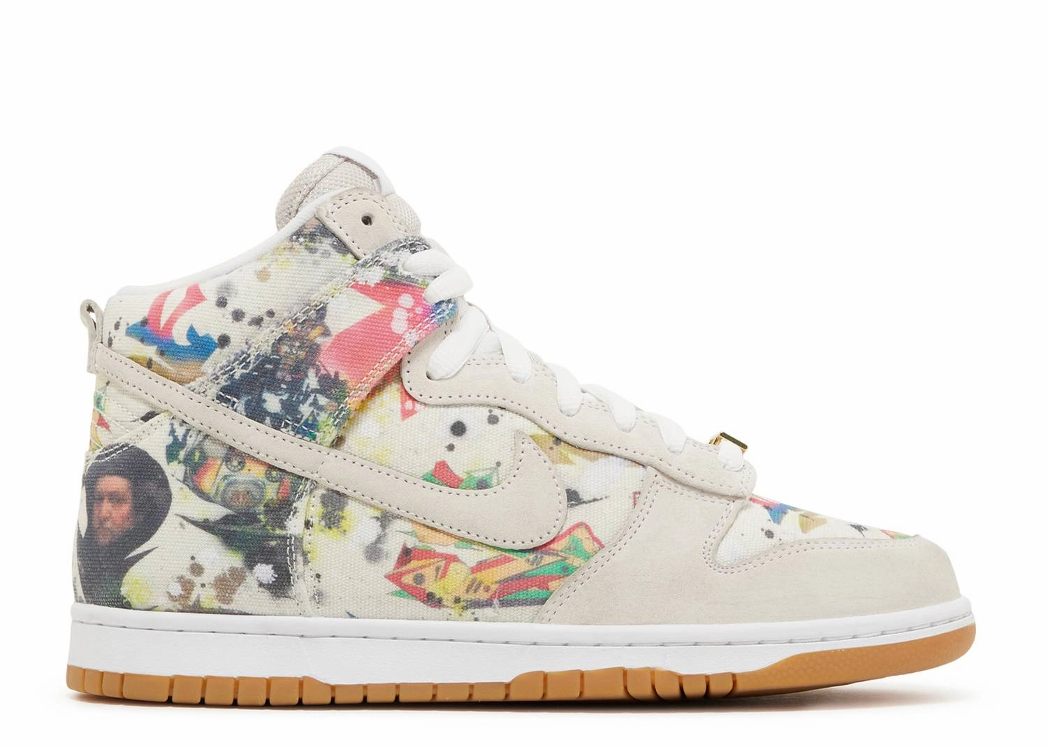 Nike Dunk High SB x Supreme "Rammellzee" (Myrtle Beach Location) Foot Impact