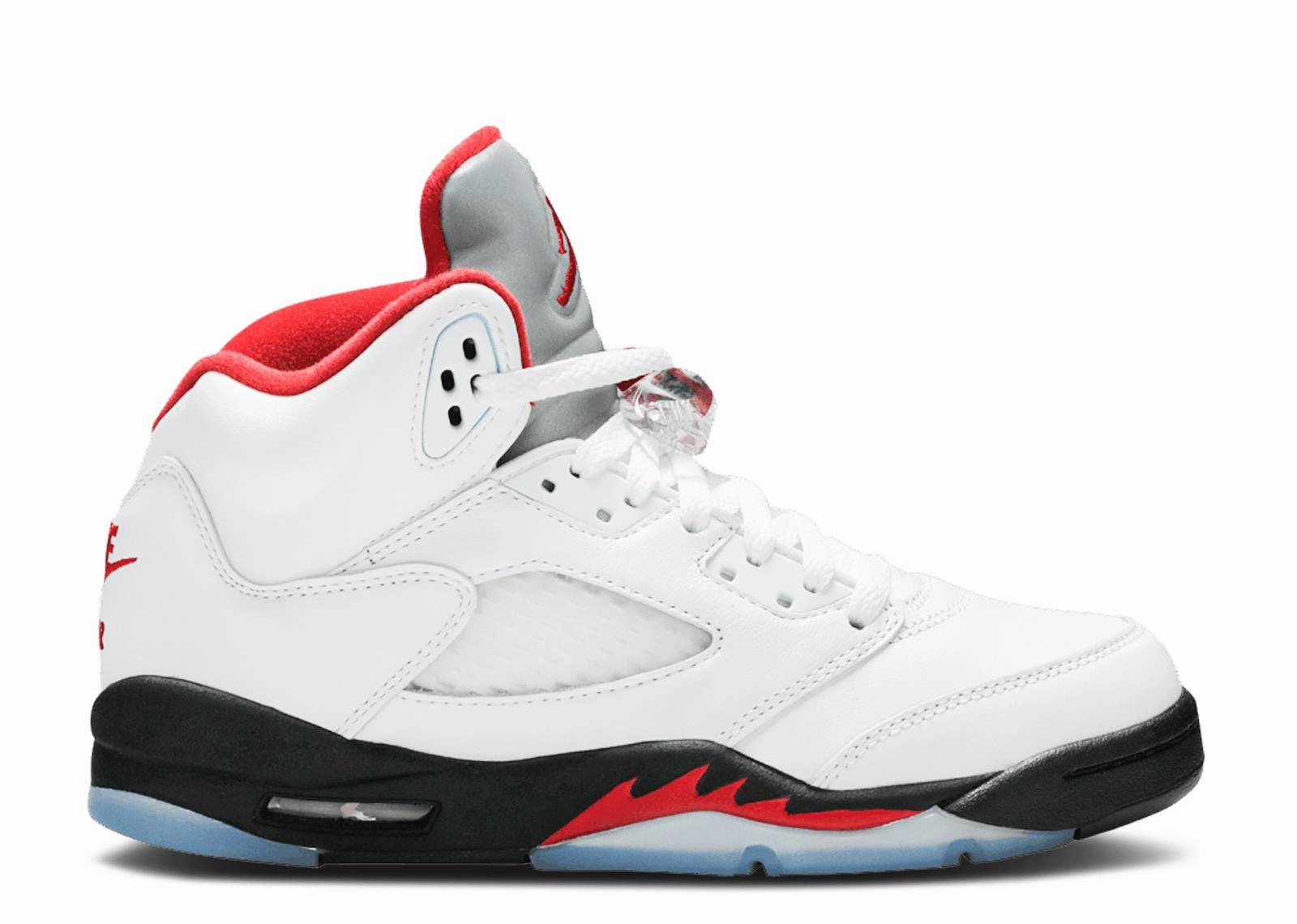 Jordan 5 Retro Fire Red Silver Tongue (2020) (GS) romance - themed running option padded insoles