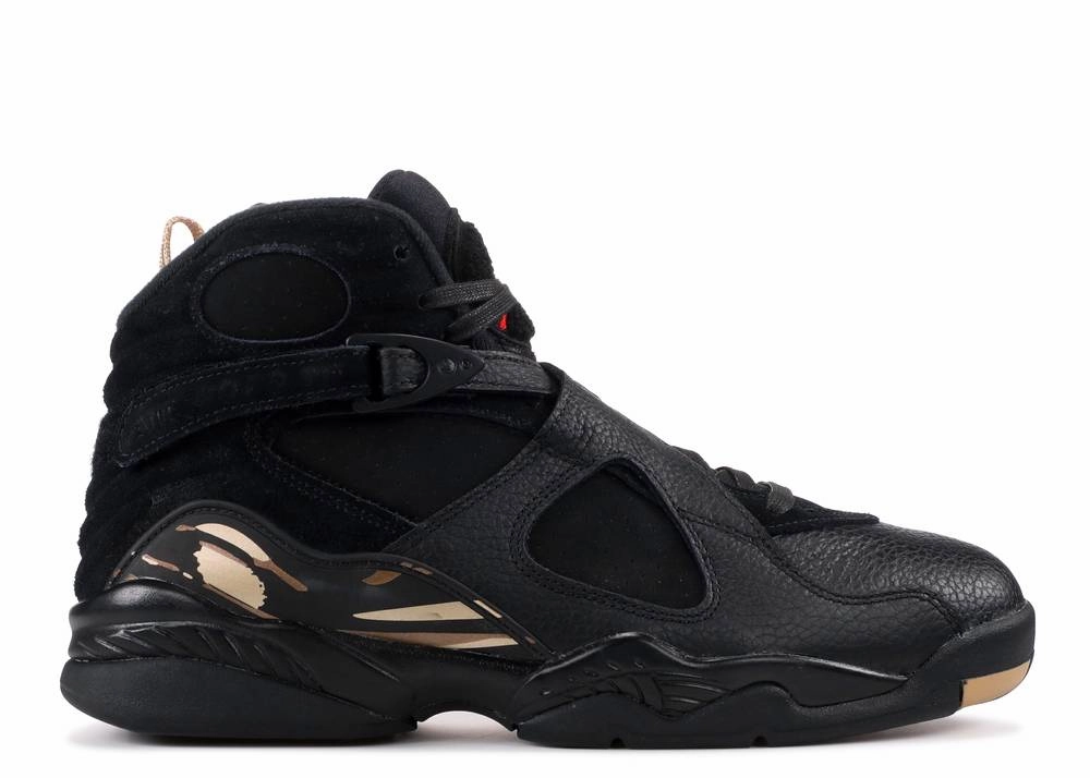 Jordan 8 Retro Ovo Black (Preowned) running in stadium