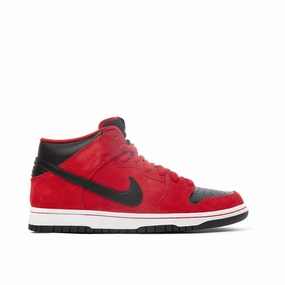 SB X Dunk Mid Pro"Sport Red & Black" (2010) running in 5K races shoes
