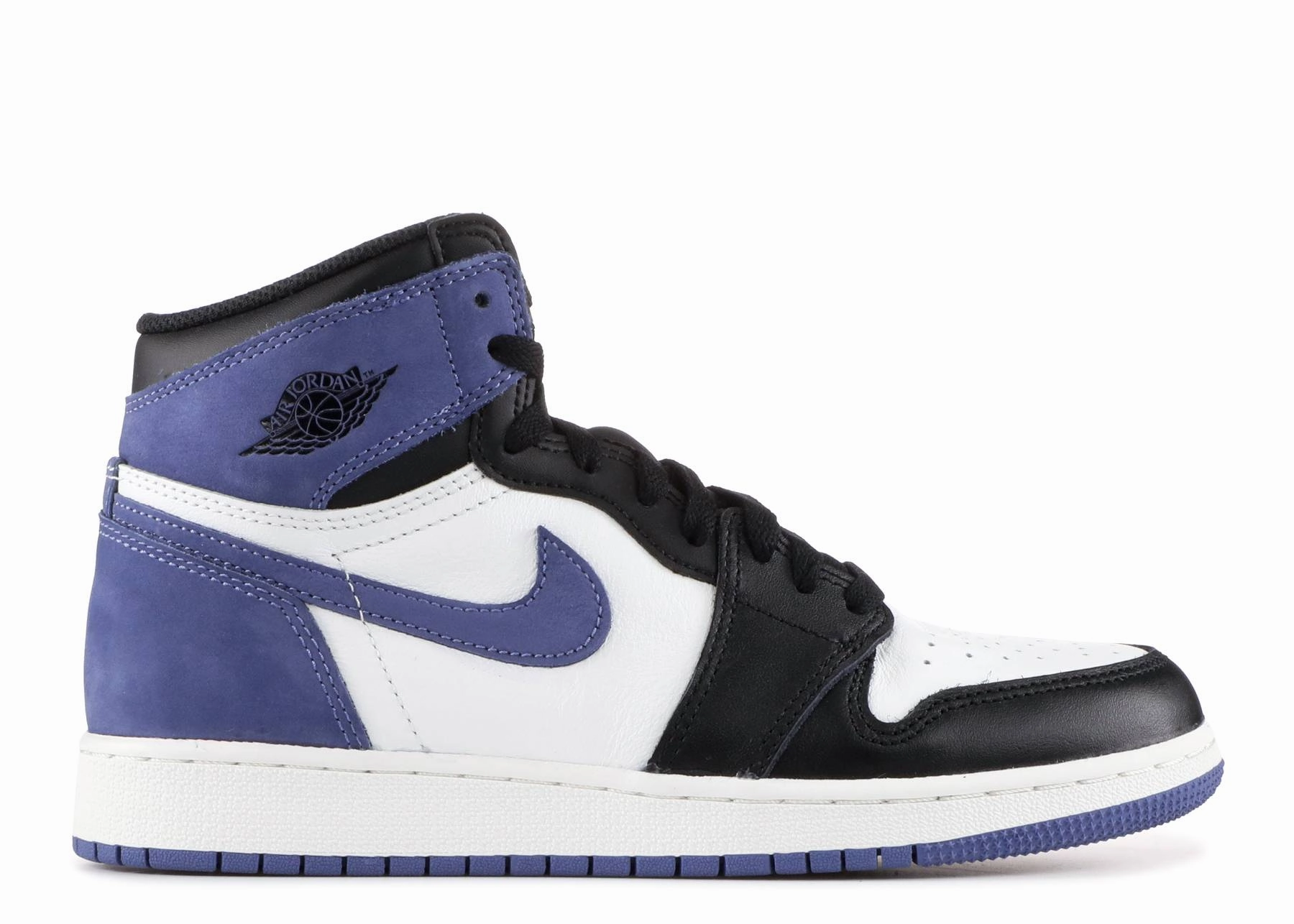 Flexible Steps Canvas Material Jordan 1 Retro High Blue Moon (GS)