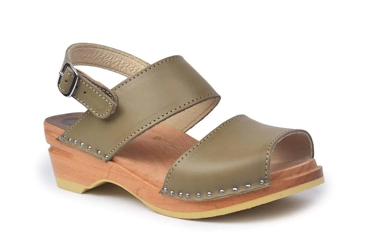 Troentorp Women's Ingrid Sandal Clogs- Olive