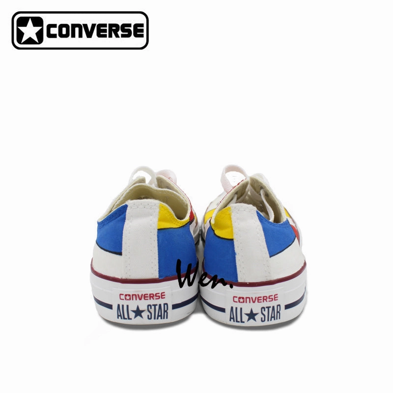 All Star Converse Shoes Mondrian Custom Gift Walk Getaway Step