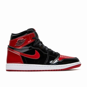 Air Jordan 1 Retro High OG "Patent Bred" (2021) Snug Heel Lock Sneaker Fashion