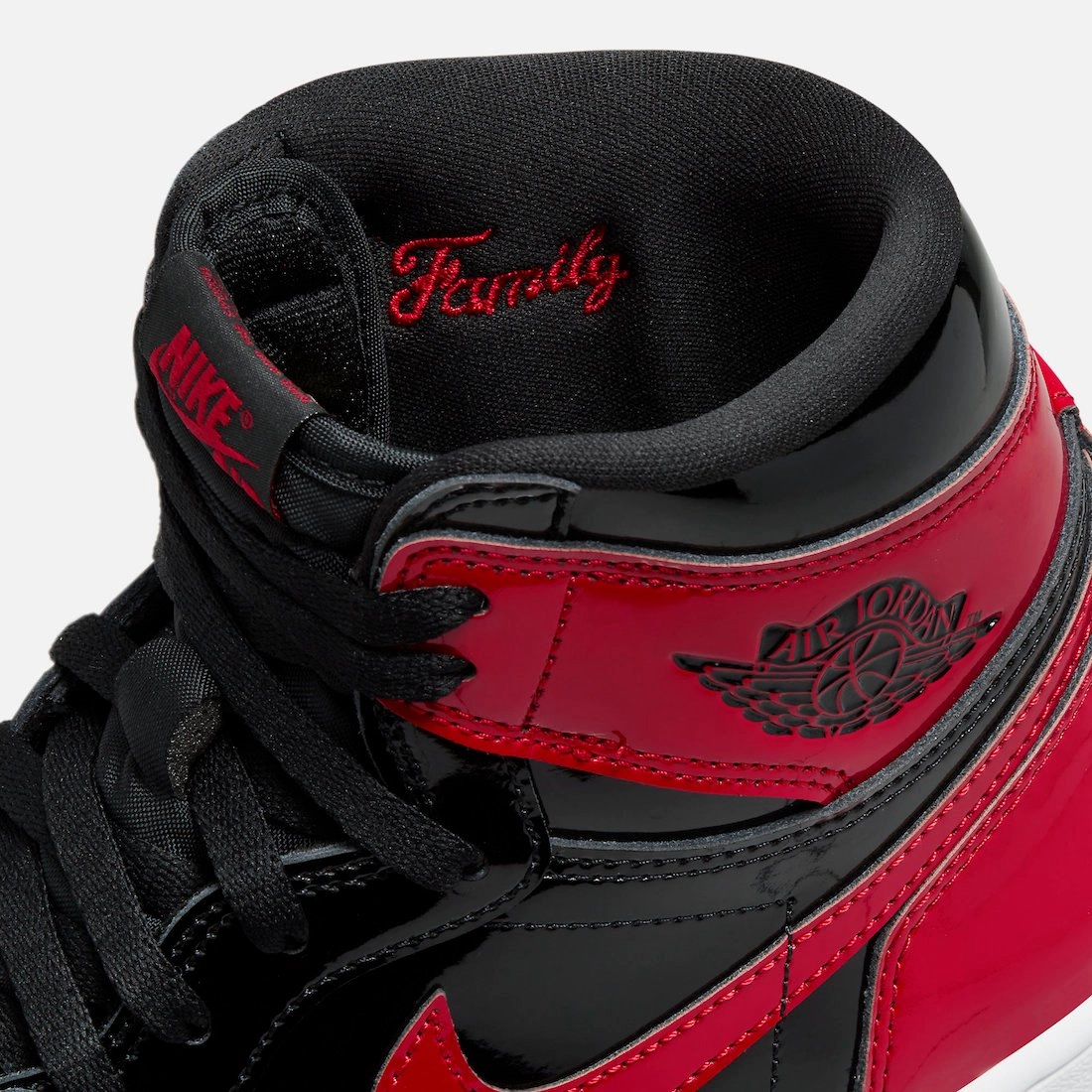 Impact Resistant Cushioning Air Jordan 1 Retro High OG "Patent Bred" (2021)
