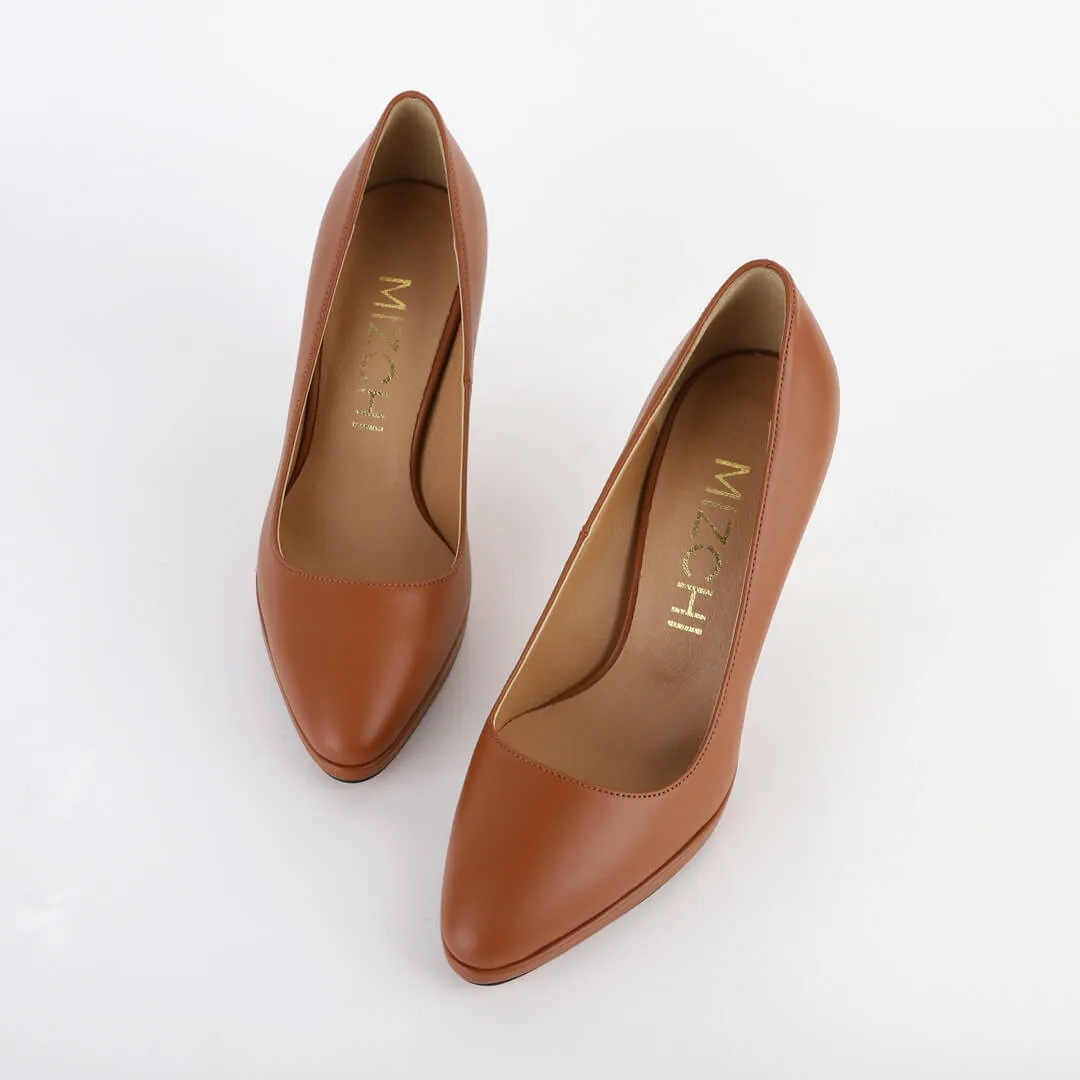 *UK size 13 - ELKO `24 - beige, 10/1cm heels