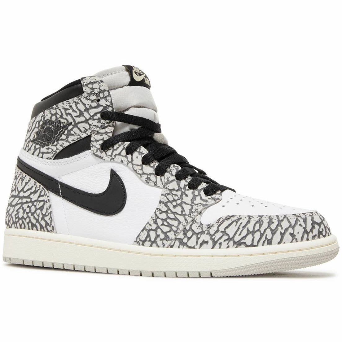 Air Jordan 1 Retro High OG "White Cement" (2023) Built For Walk Reinforced Eyelets