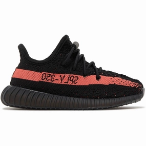 Yeezy Boost 350 V2 "Red Stripe" (TD/Toddlers) Versatile Step Navy Deep
