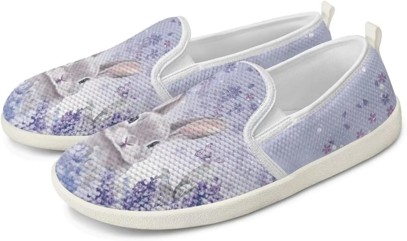 UNICEU Women Low Top Slip On Loafer Mesh Sneaker Lightweight Walking Shoes Breathable Teenie Shoes Work Flats Casual Footwear