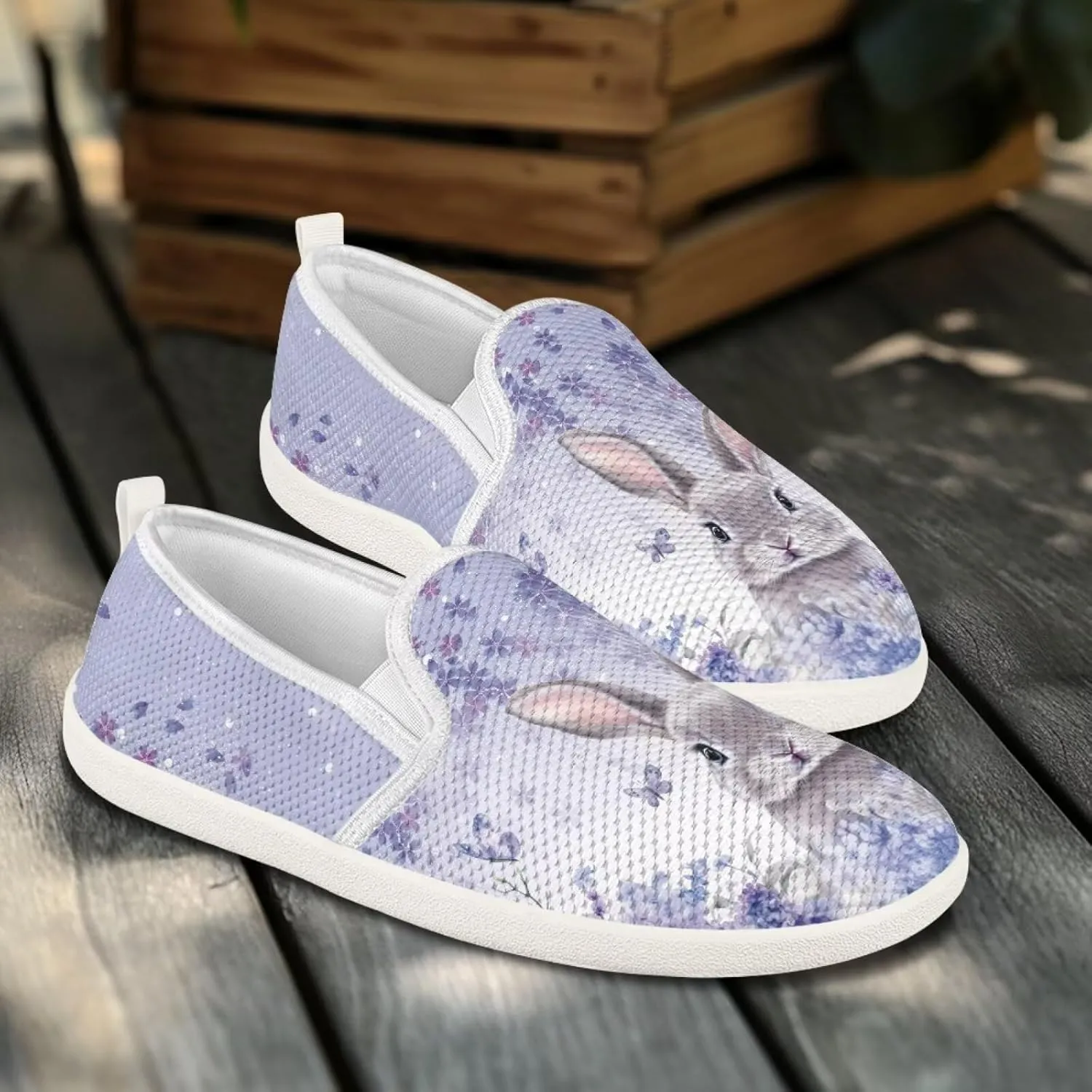 UNICEU Women Low Top Slip On Loafer Mesh Sneaker Lightweight Walking Shoes Breathable Teenie Shoes Work Flats Casual Footwear