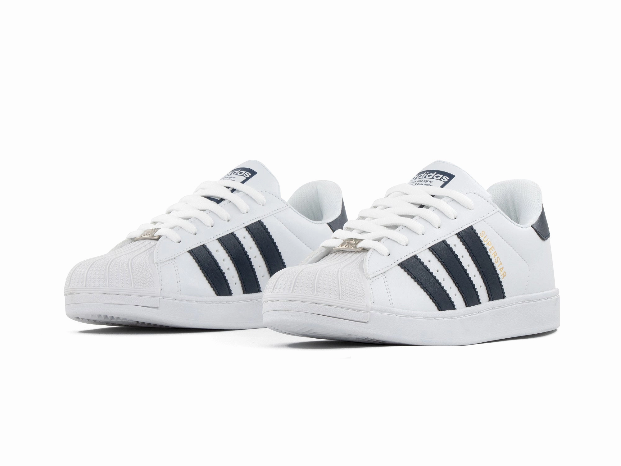 Cushioned Walk Chase Step Tenis Superstar Blanco Marino