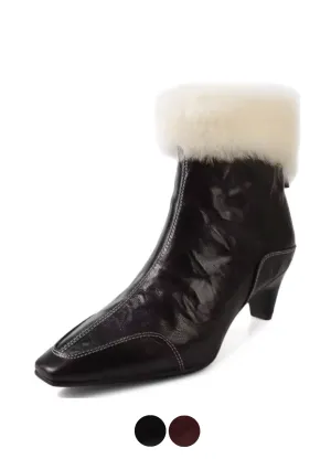 USS Shoes Ariana Women's With Warm Plush Leather Ankle Boots