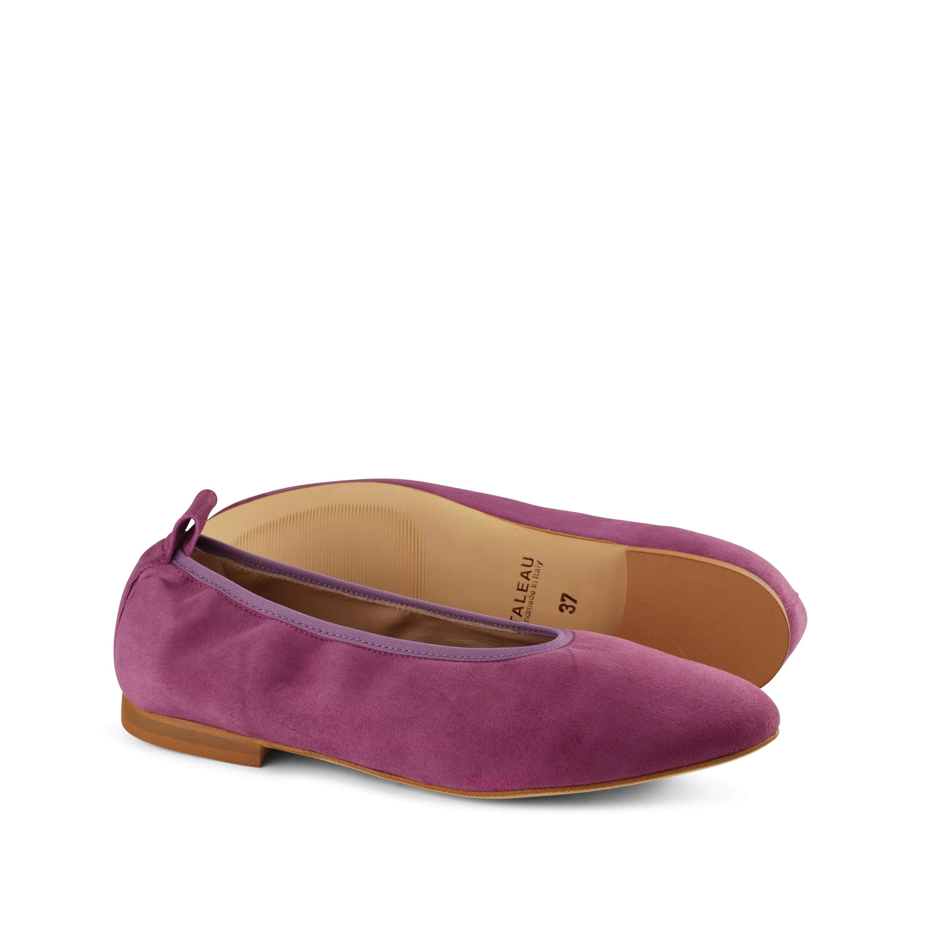 Valleria Suede Flexlite Flats Violet