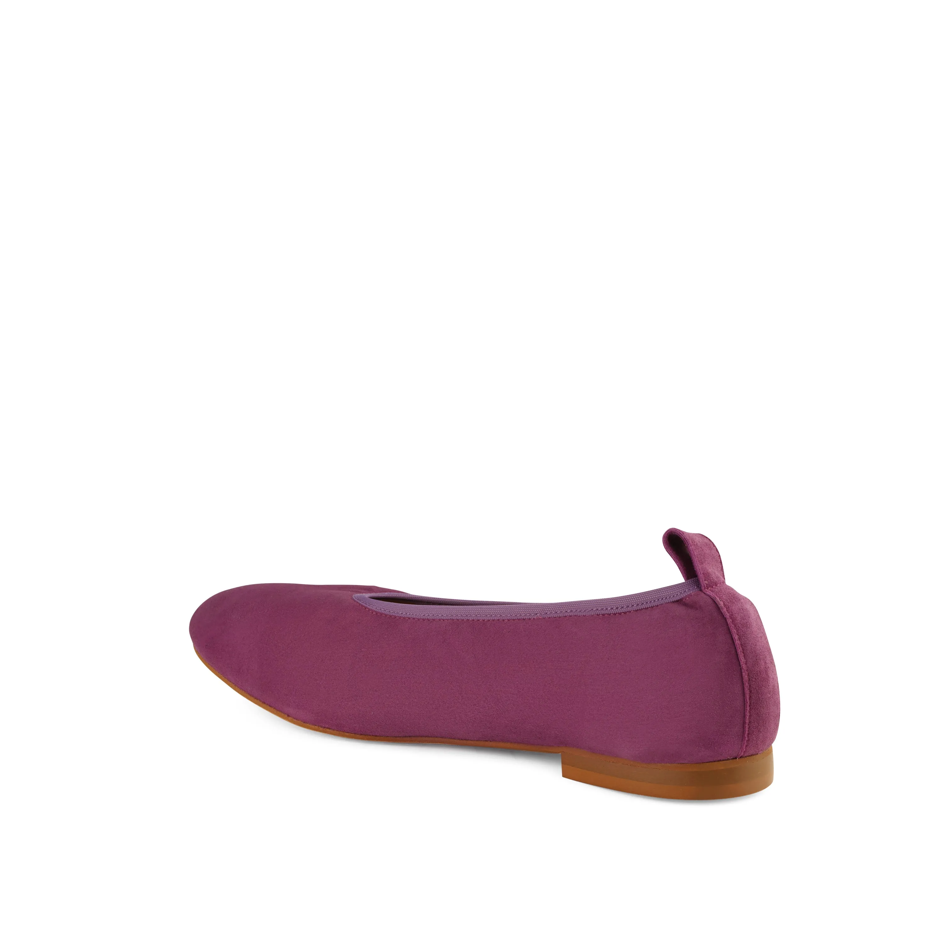 Valleria Suede Flexlite Flats Violet