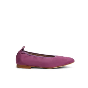 Valleria Suede Flexlite Flats Violet