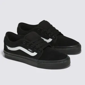 Vans Chukka Low Sidestripe Skateboard Shoe - Black/Black/White