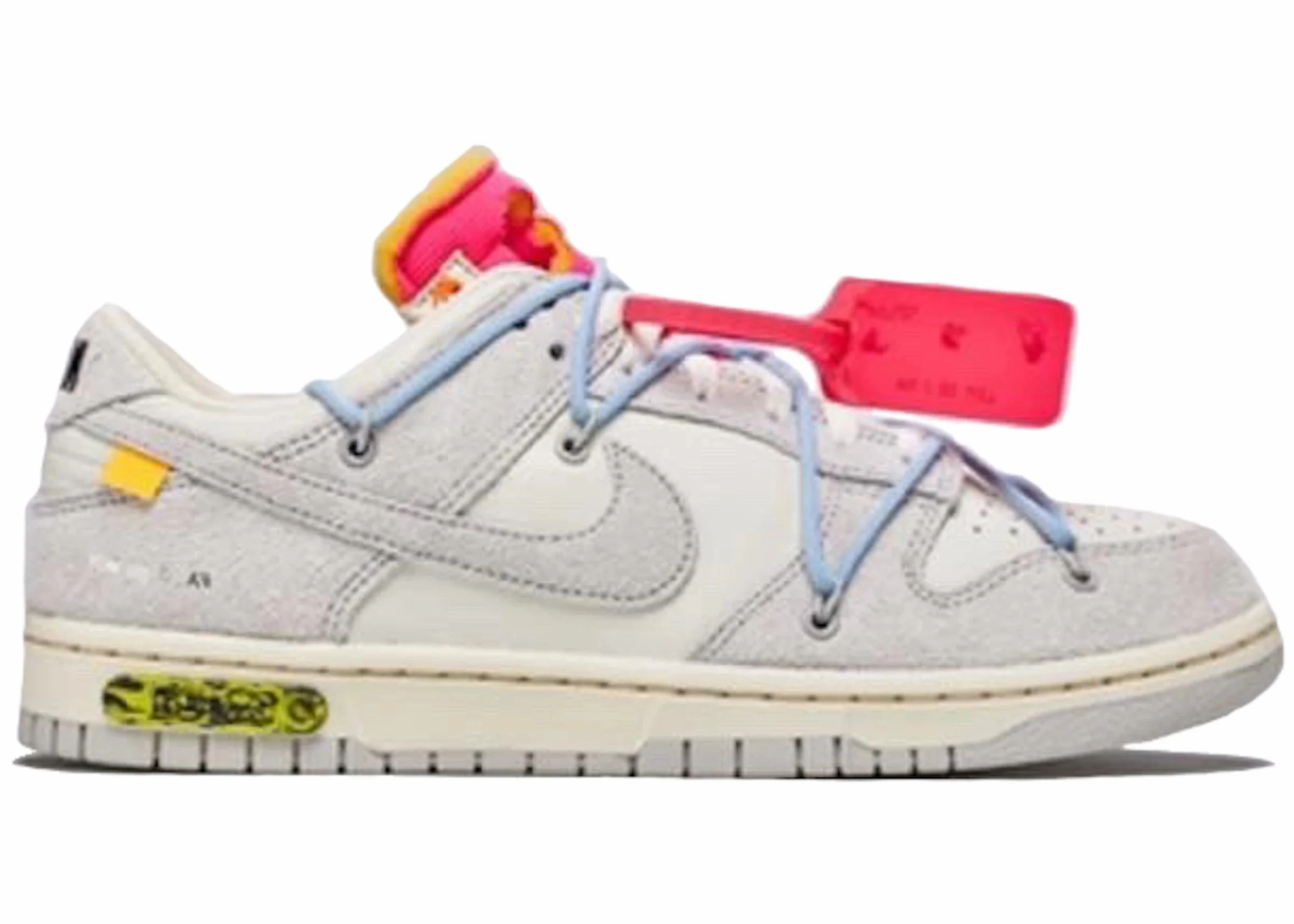 Nike Dunk Low Off-White Lot 38 leather - strap shoes