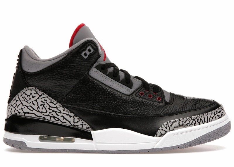 Everyday Use Jordan 3 Retro Black Cement (2011) (Replacement Box)