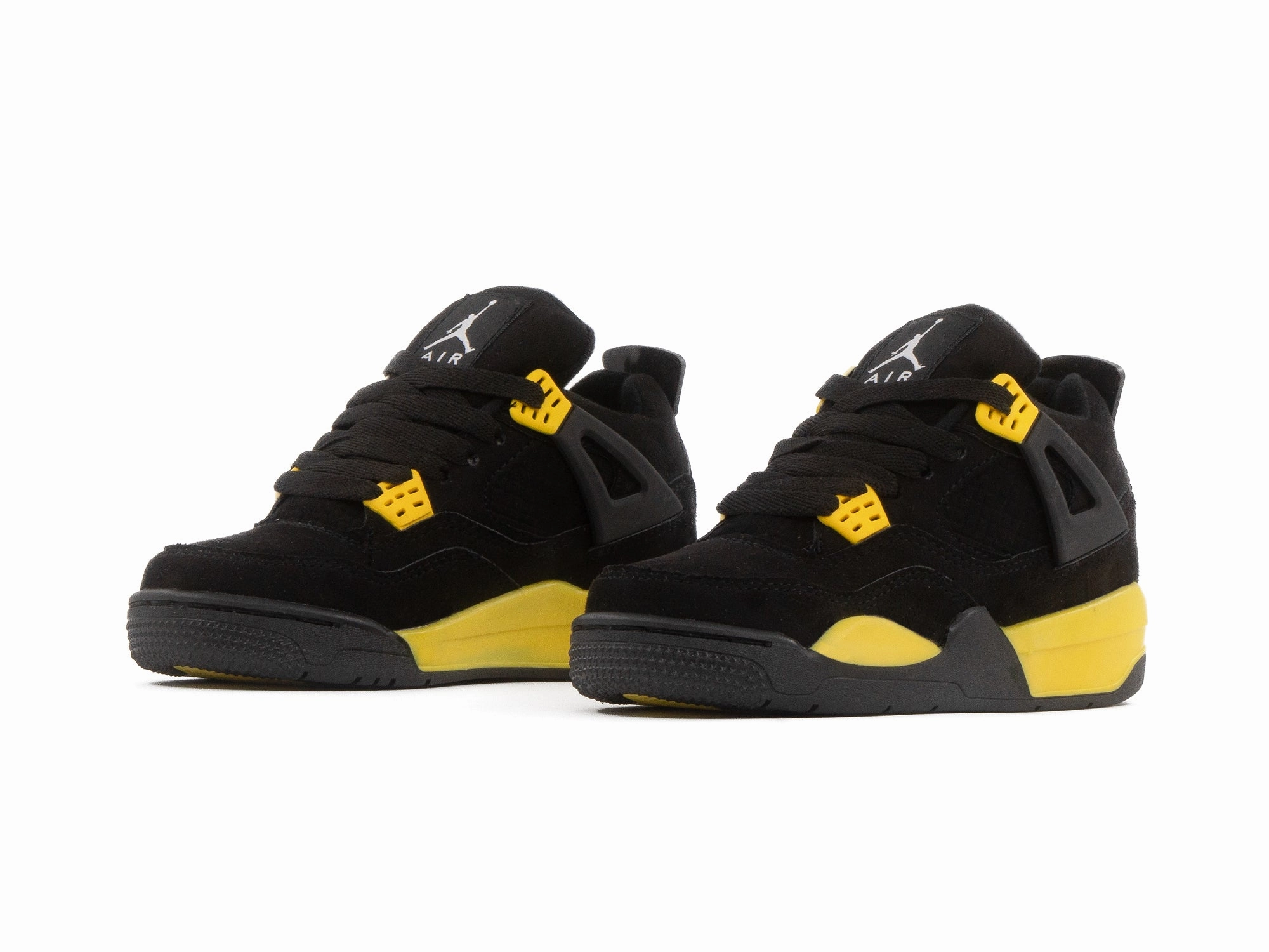 Smooth Tenis Retro 4 Negro Amarillo Ni?o