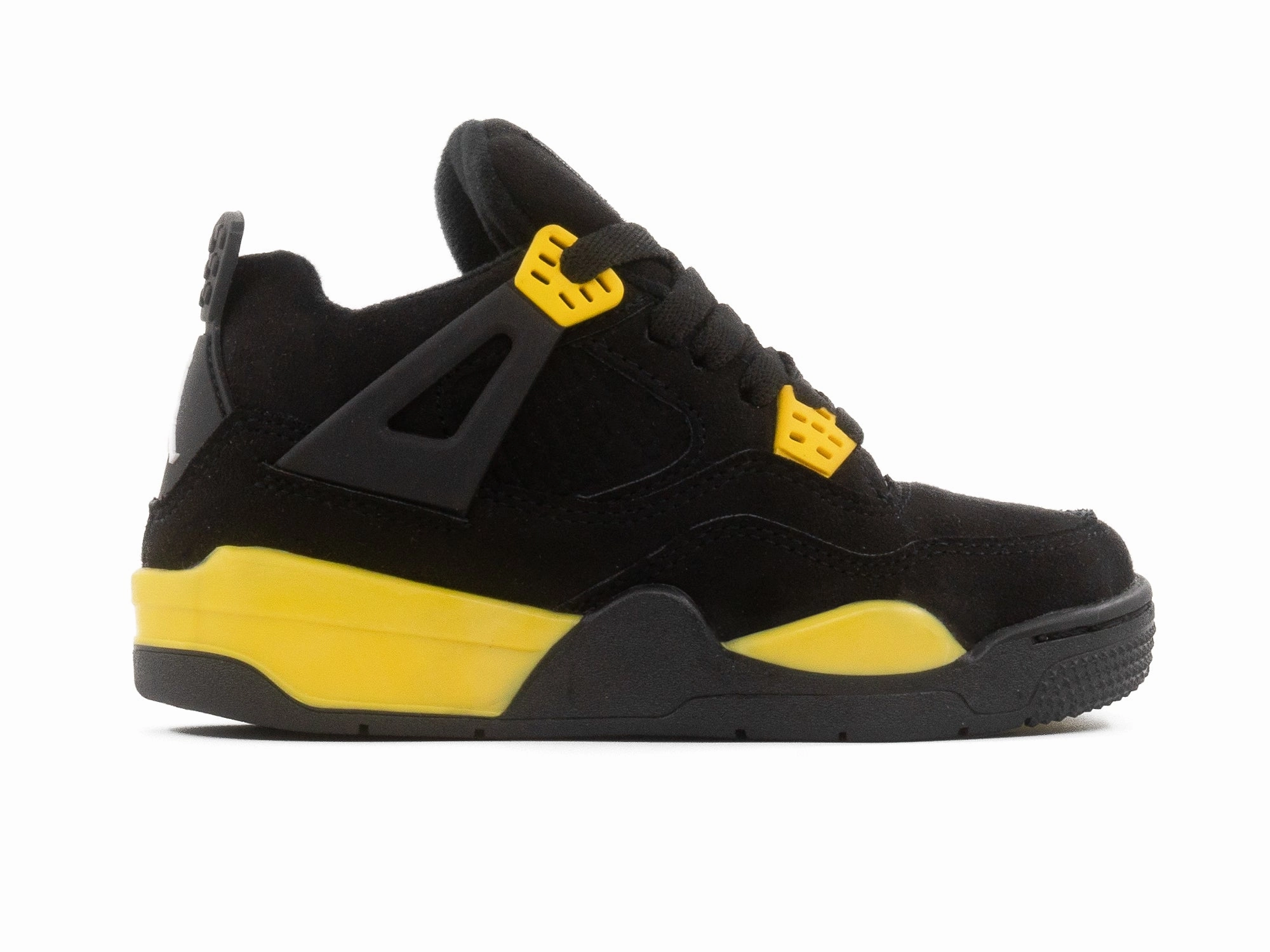 Natural Flexibility Tenis Retro 4 Negro Amarillo Ni?o