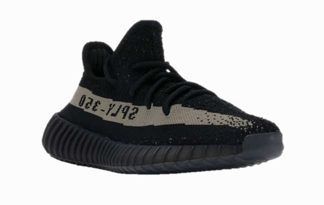 YZY Boost 350 V2 Core Black Green Sport Luxe Night Style
