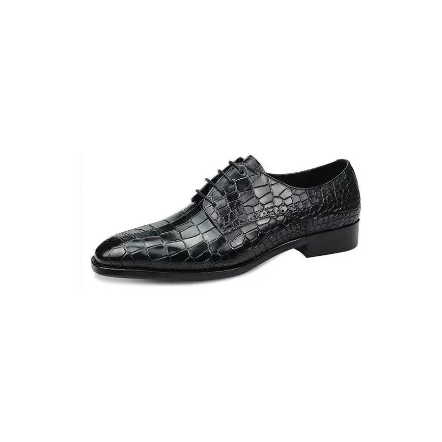 Veltique Croctex Classic Buckle Oxfords