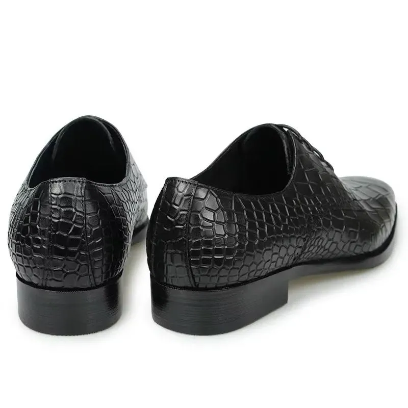 Veltique Croctex Classic Buckle Oxfords