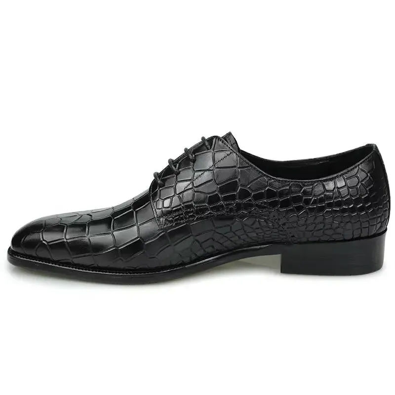 Veltique Croctex Classic Buckle Oxfords