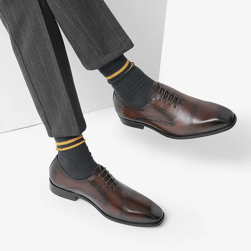 Velvoura Business Lace Oxfords