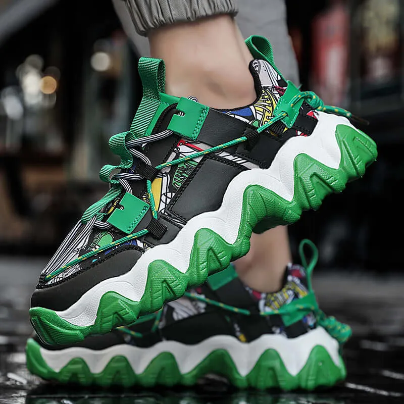 Velzard Wavy Maze Sneakers chungky bulky shoes 2022
