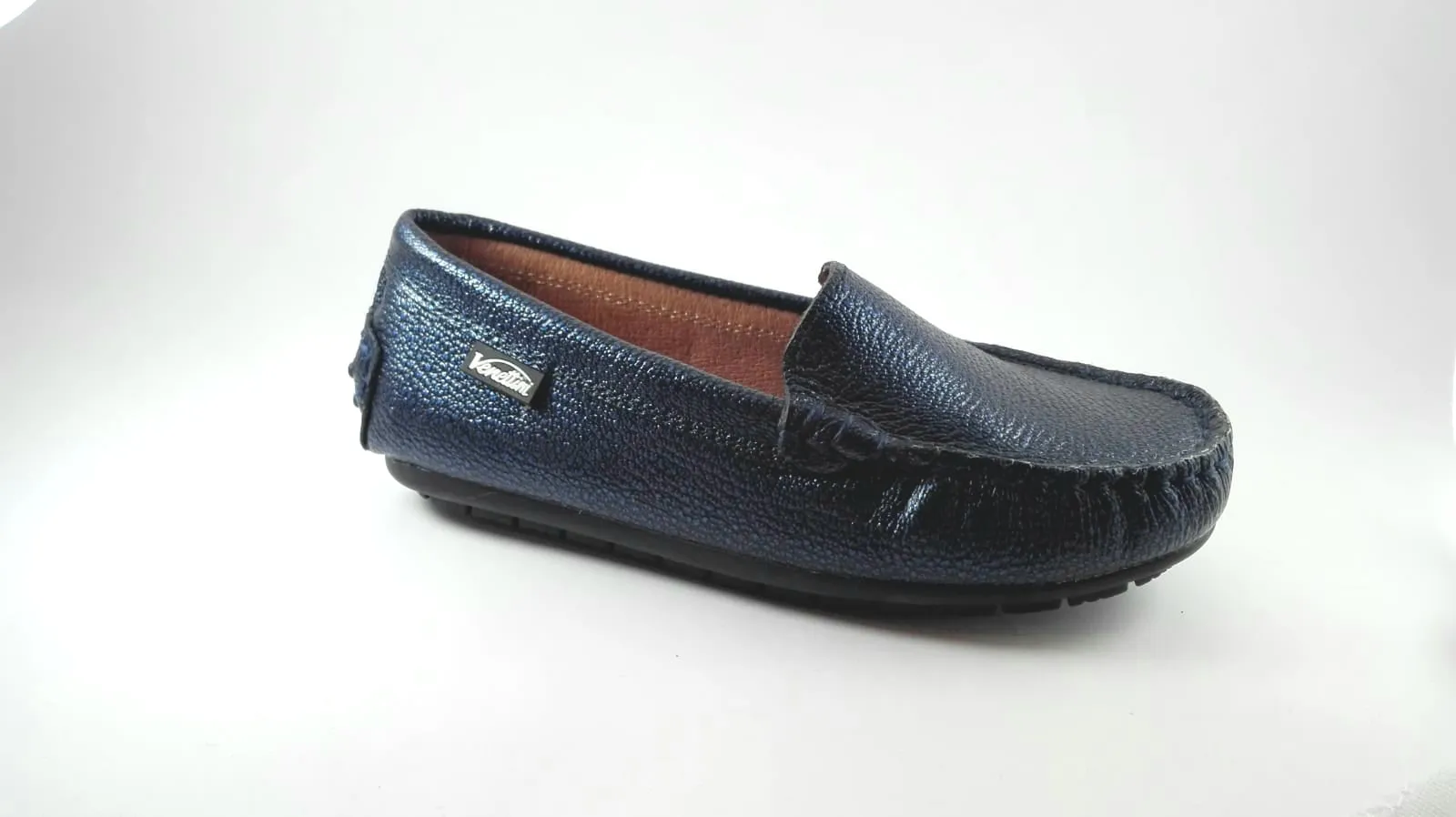 Venettini Pearlized Gordy Blue Loafer