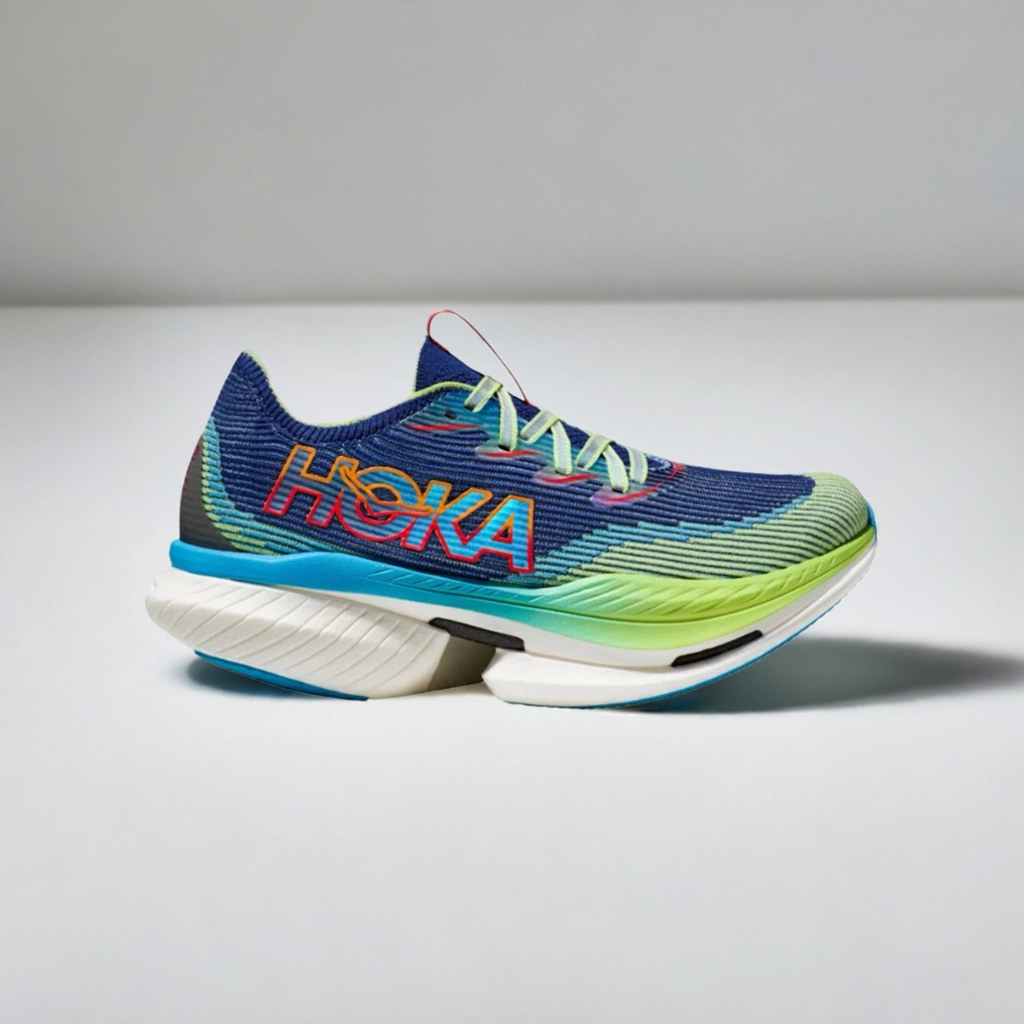 Hoka Cielo X1 'Evening Sky Lettuce' Control Motion Running Path