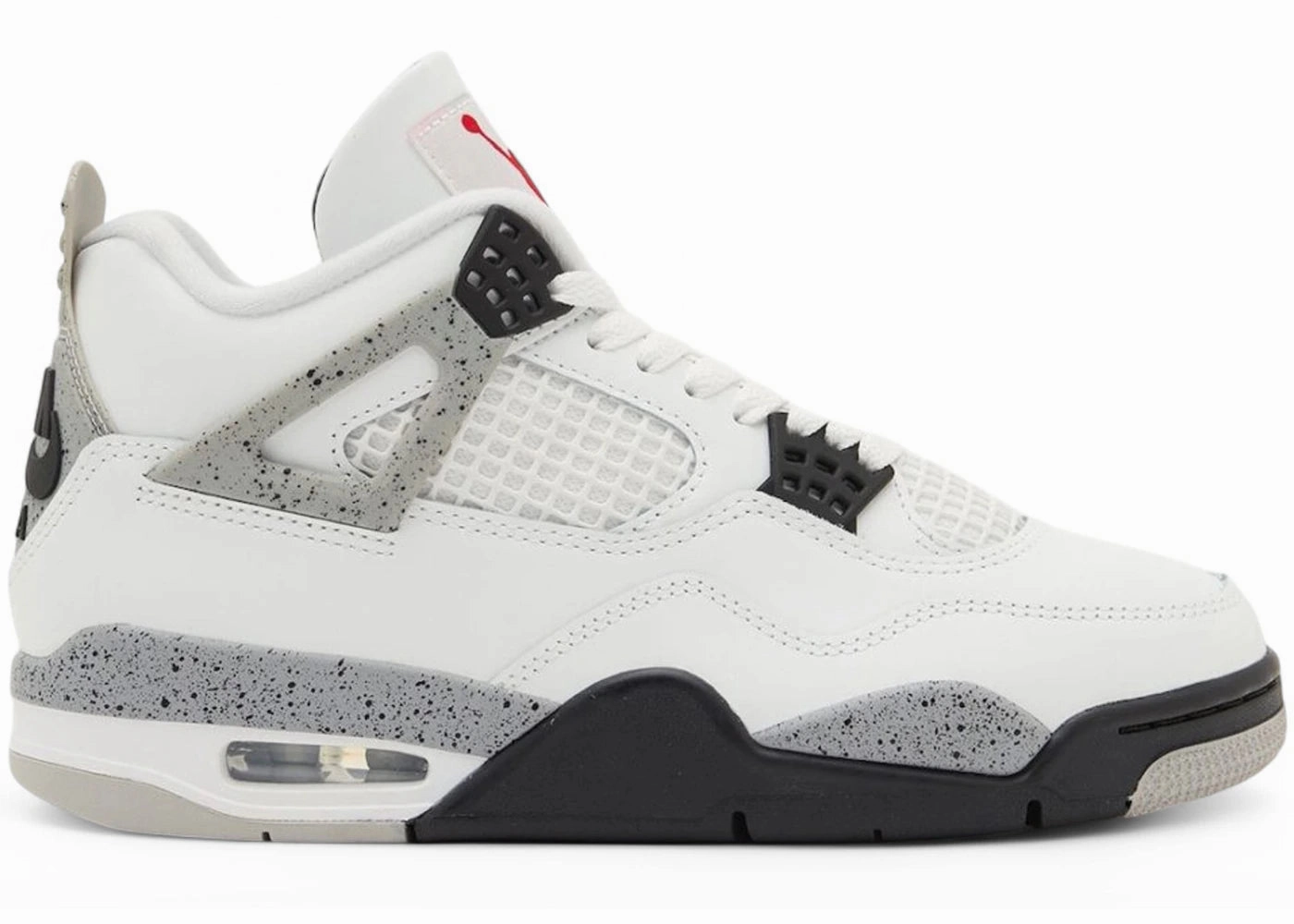 Jordan 4 Retro White Cement (2025) unisex usability yellow shoes