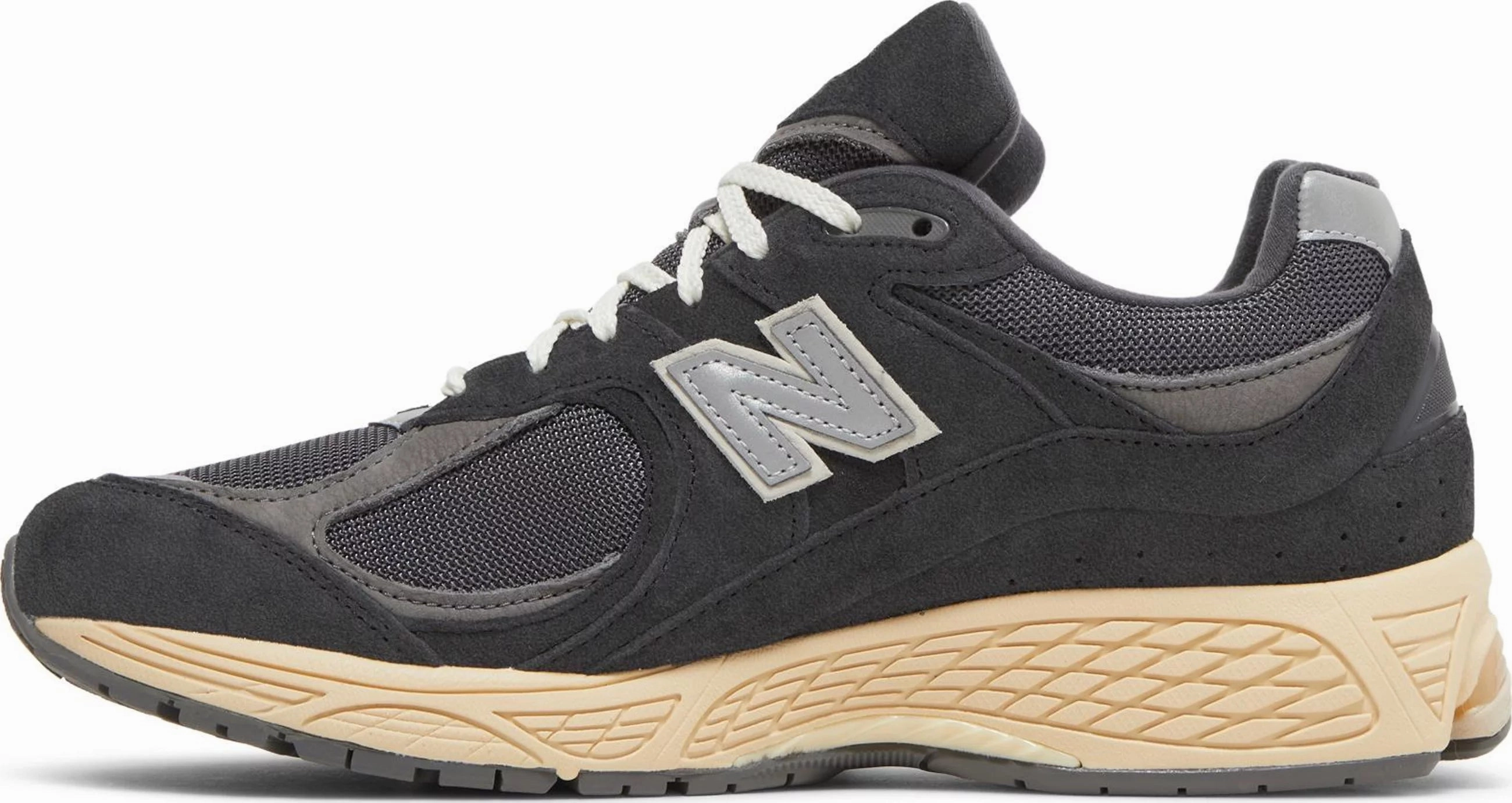 Impact Resistant Toe Cap New Balance 2002R Black Dark Grey