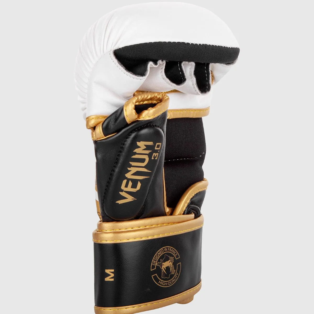 Venum Challenger 3.0 MMA Sparring Gloves White/Black/Gold