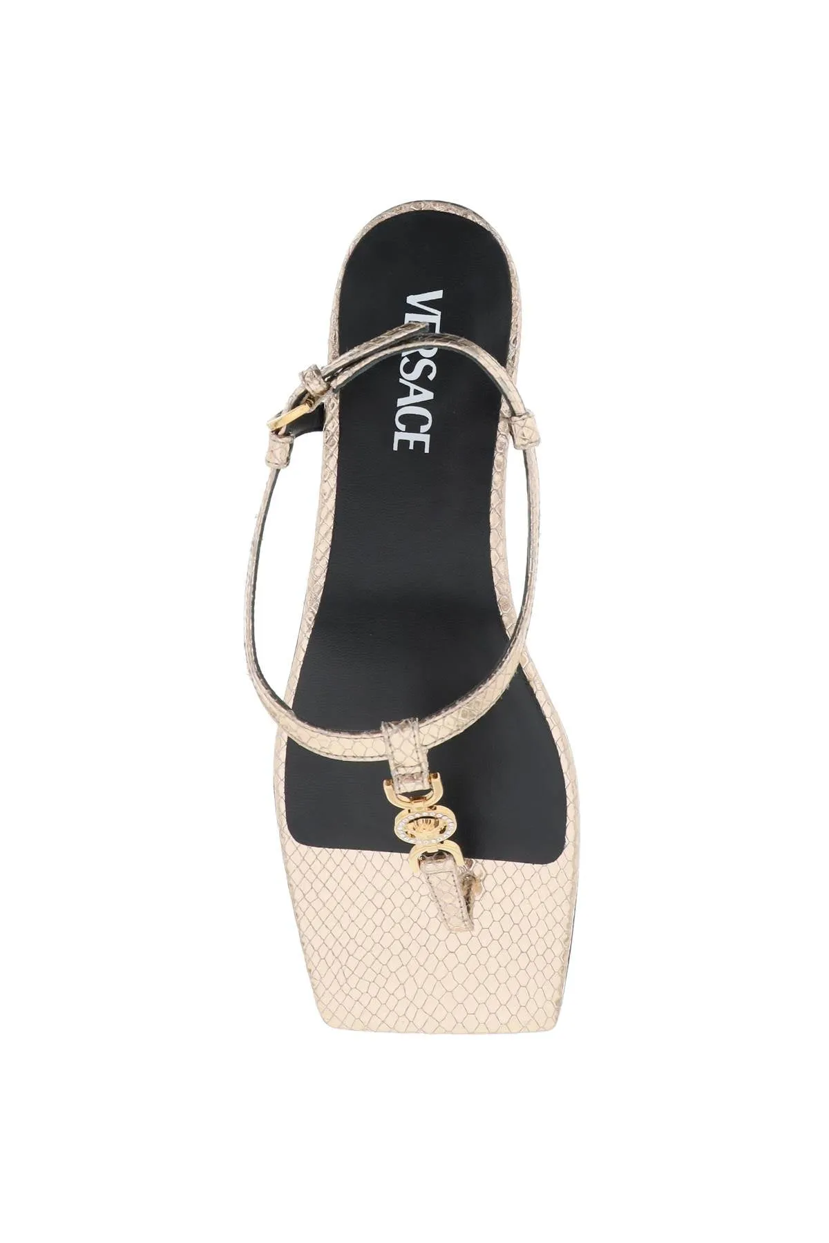 Versace medusa '95 sandals 1013453 1A10001 CHAMPAGNE VERSACE GOLD