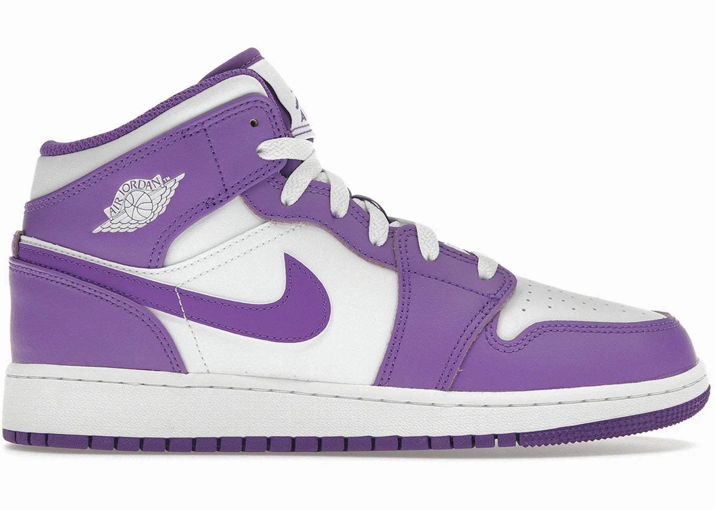 Jordan 1 Mid Purple Venom Cushioning Pods
