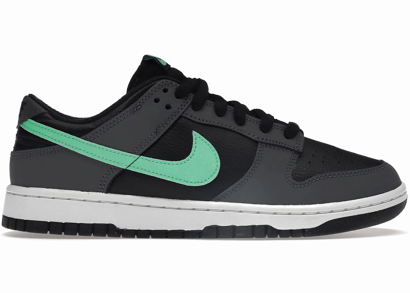 Nike Dunk Low Retro Green Glow geometric running option elastic - strap shoes