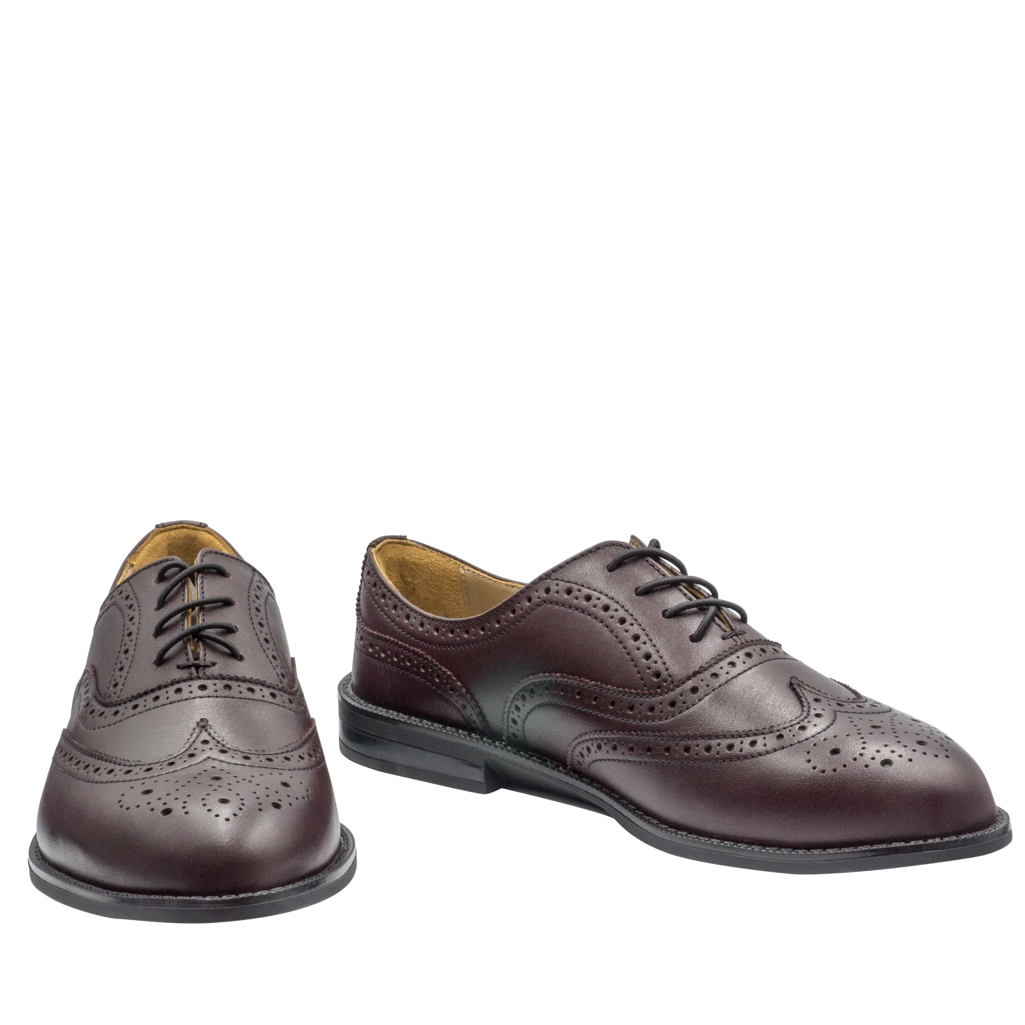 VICTORIA Wingtip Oxfords, Brown Colors (Outlet)