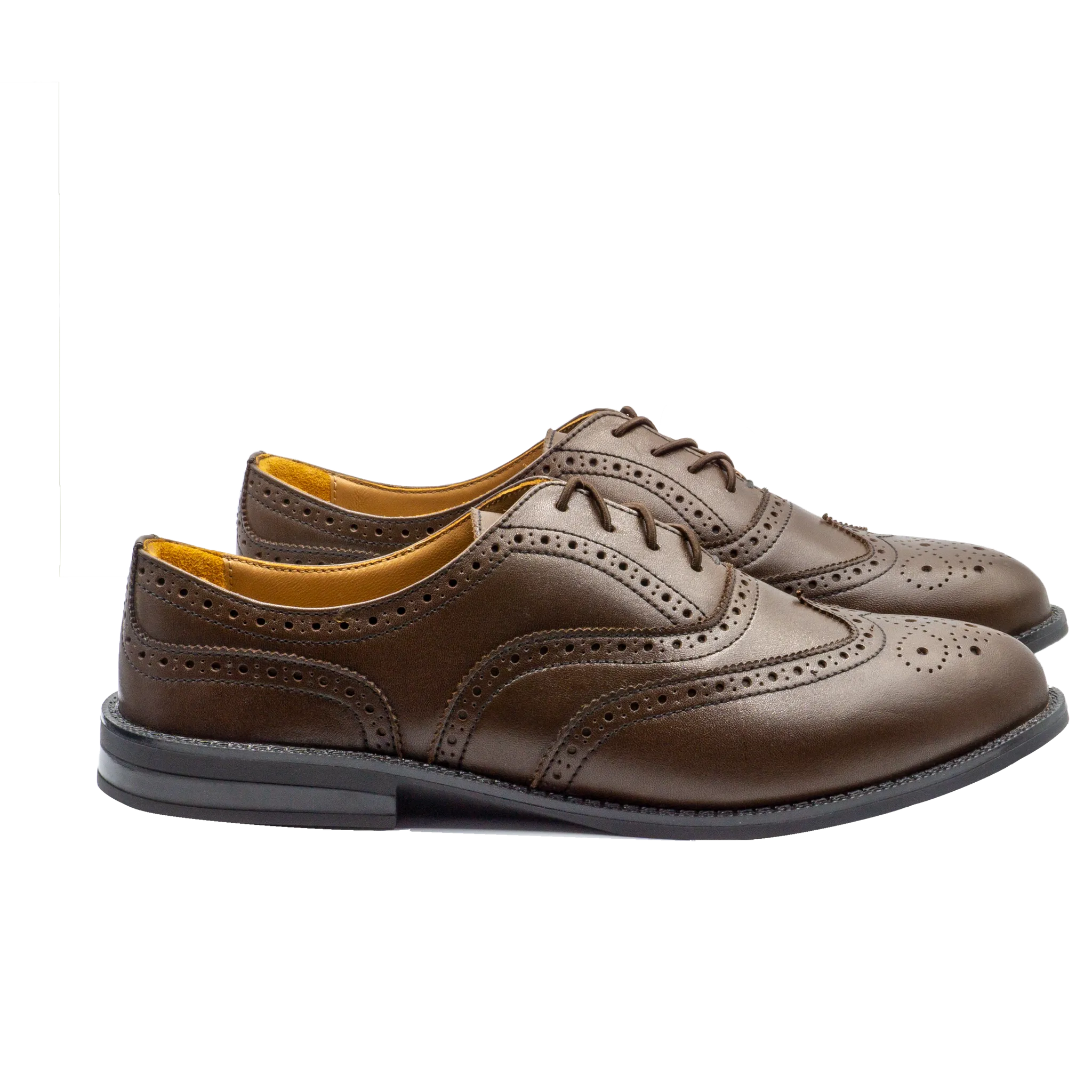 VICTORIA Wingtip Oxfords, Brown Colors (Outlet)