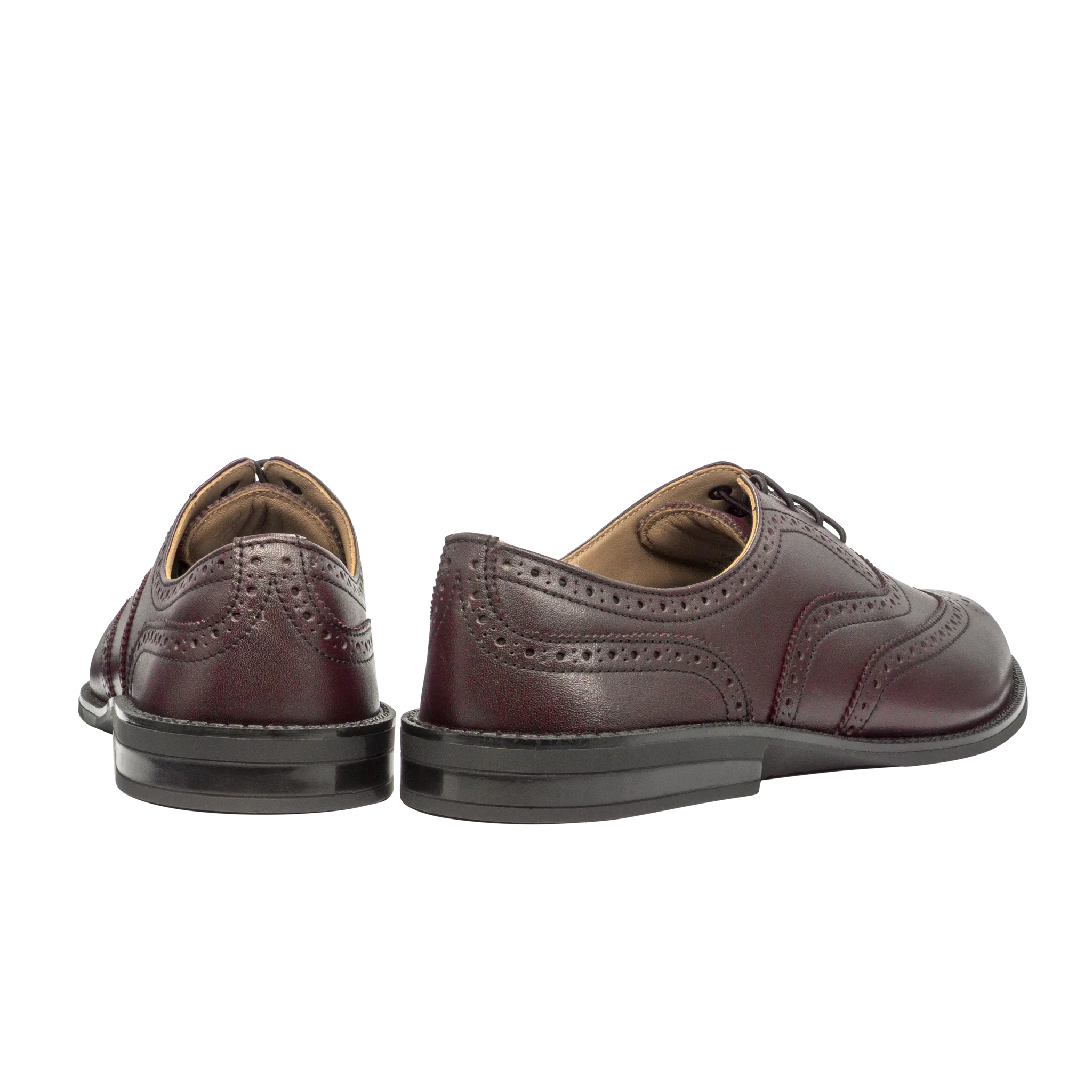 VICTORIA Wingtip Oxfords, Brown Colors (Outlet)