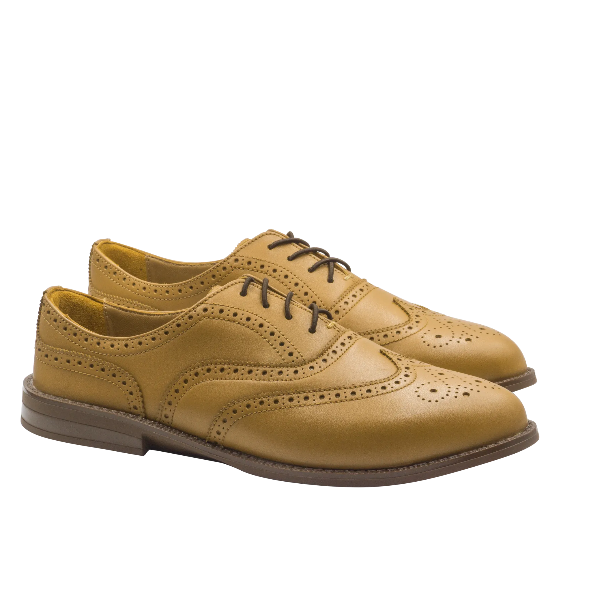 VICTORIA Wingtip Oxfords, Brown Colors (Outlet)