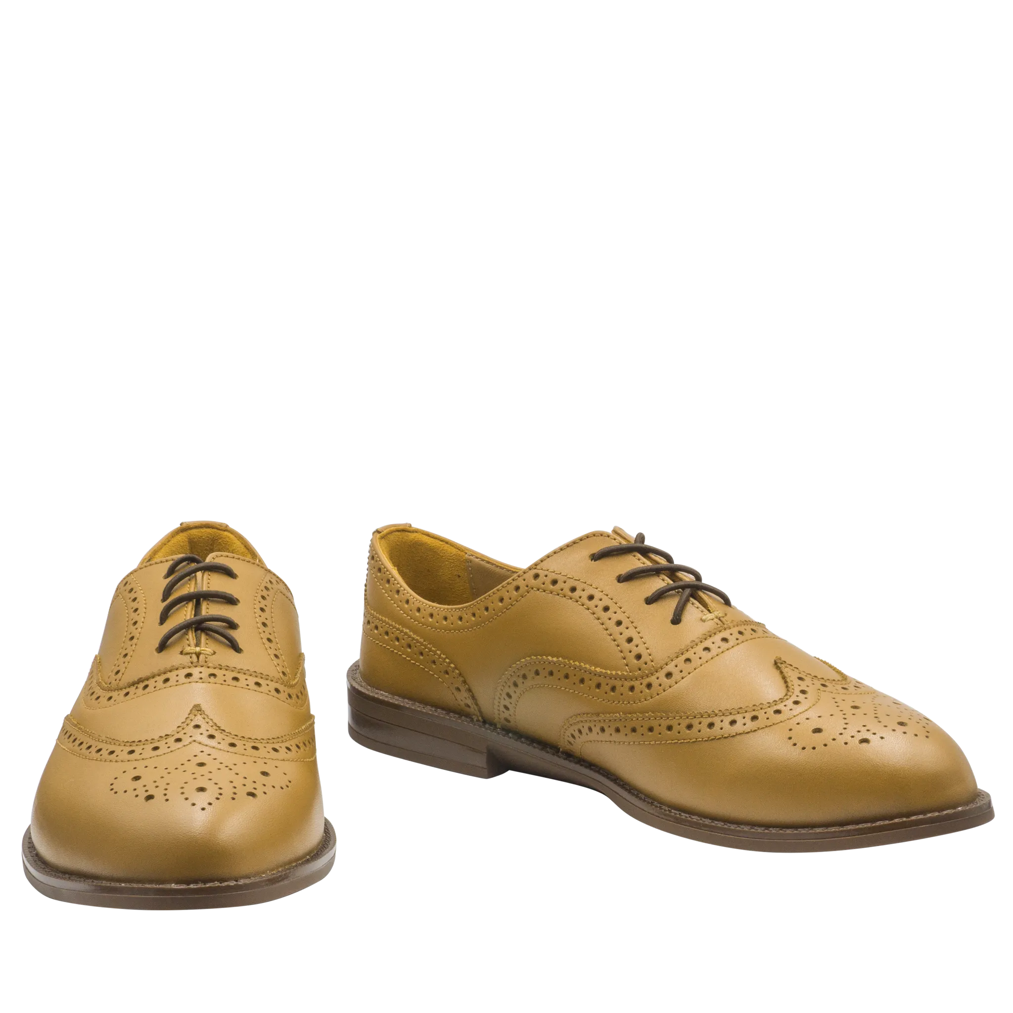 VICTORIA Wingtip Oxfords, Brown Colors (Outlet)