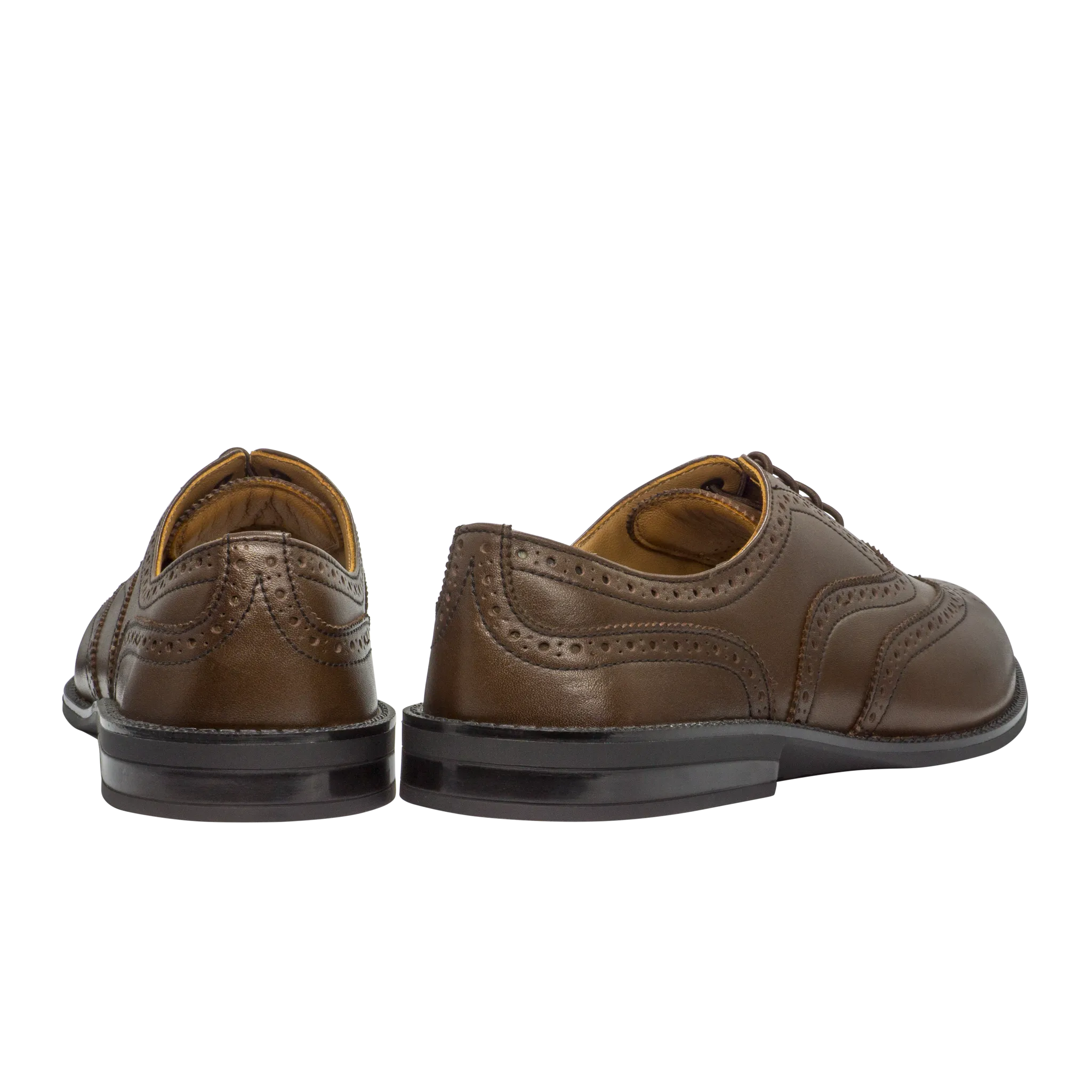 VICTORIA Wingtip Oxfords, Brown Colors (Outlet)