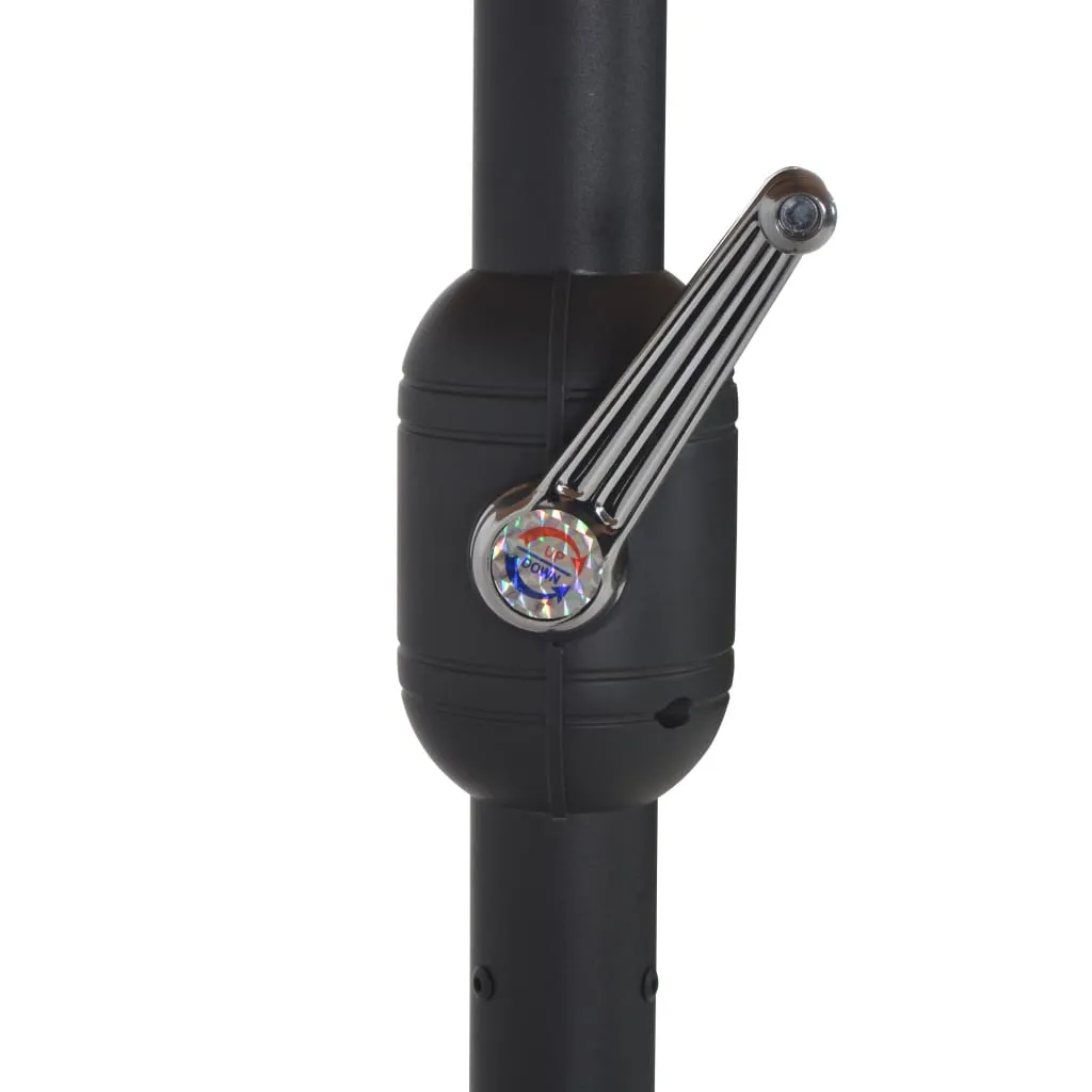 vidaXL Garden Parasol with Aluminium Pole 460x270 cm Terracotta